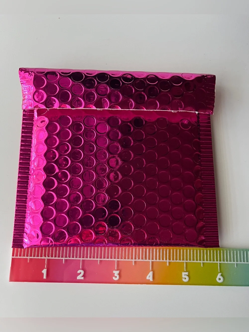 Set of 20 Metallic Hot Pink Bubble Mailer Envelope